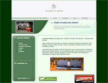 Tablet Screenshot of laserovastrelnica.sk